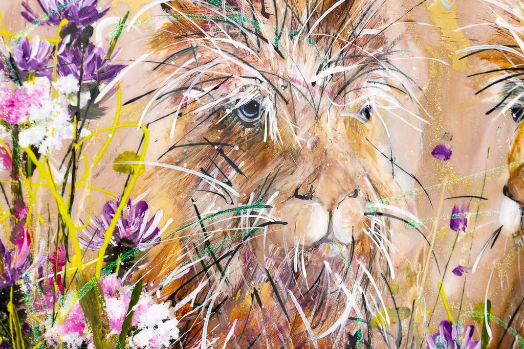 Harold and Holly - Original SOLD by artist Rozanne Bell - Wyecliffe Galleries