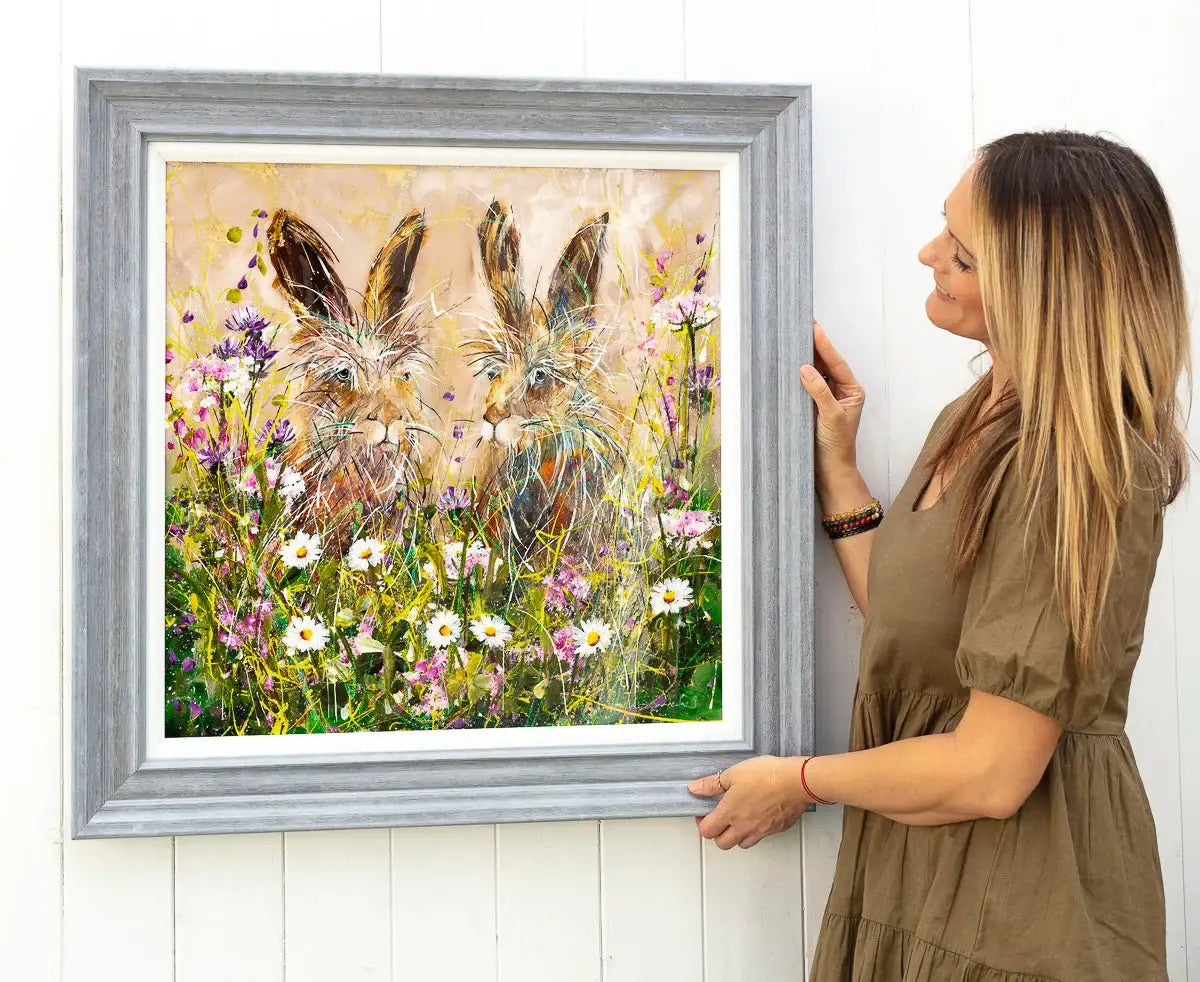 Harold and Holly - Original SOLD by artist Rozanne Bell - Wyecliffe Galleries