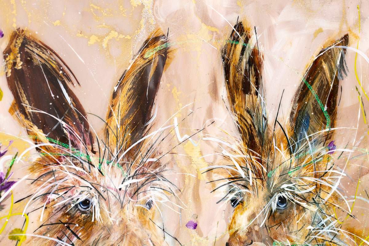 Harold and Holly - Original SOLD by artist Rozanne Bell - Wyecliffe Galleries