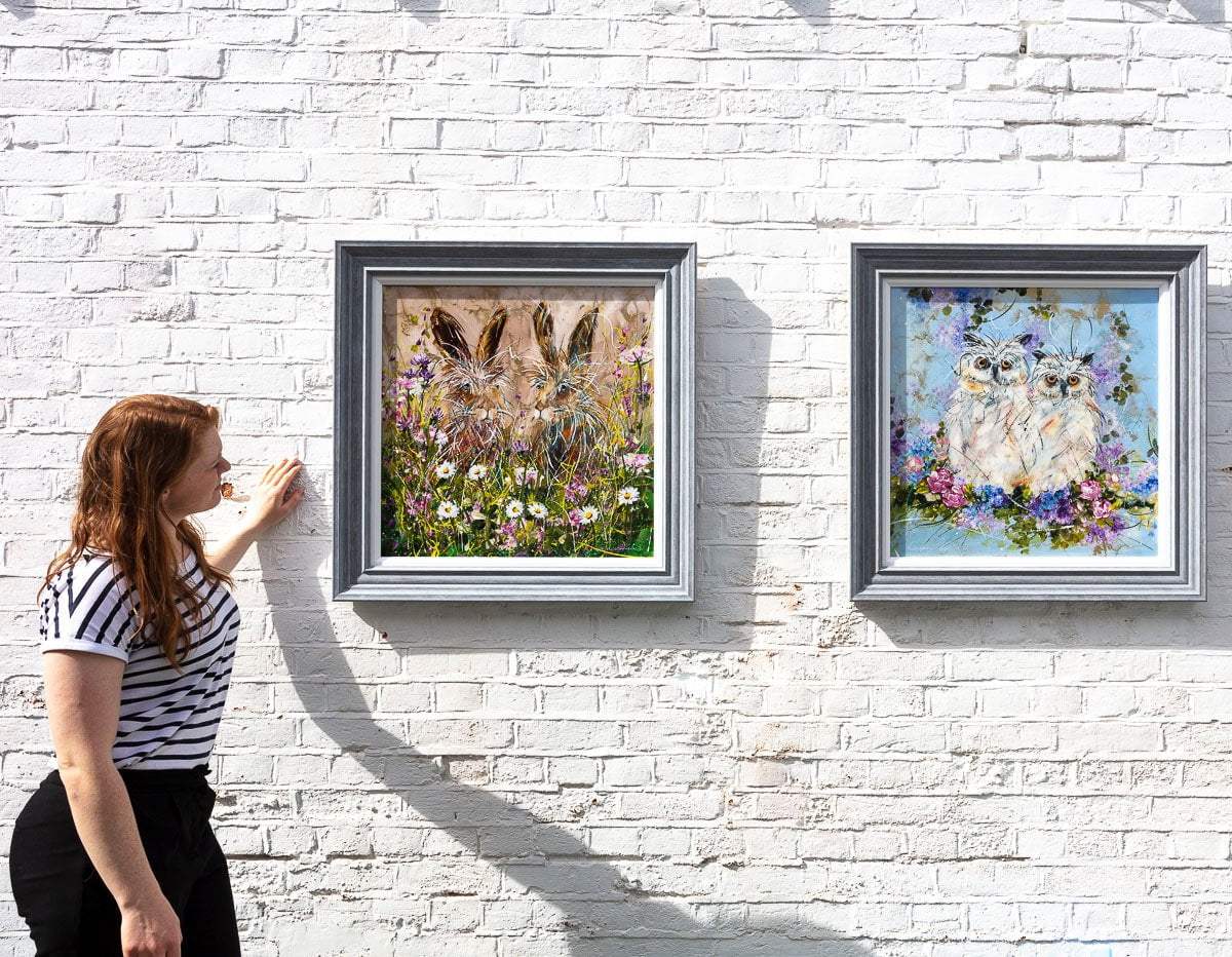 Harold and Holly - Original SOLD by artist Rozanne Bell - Wyecliffe Galleries