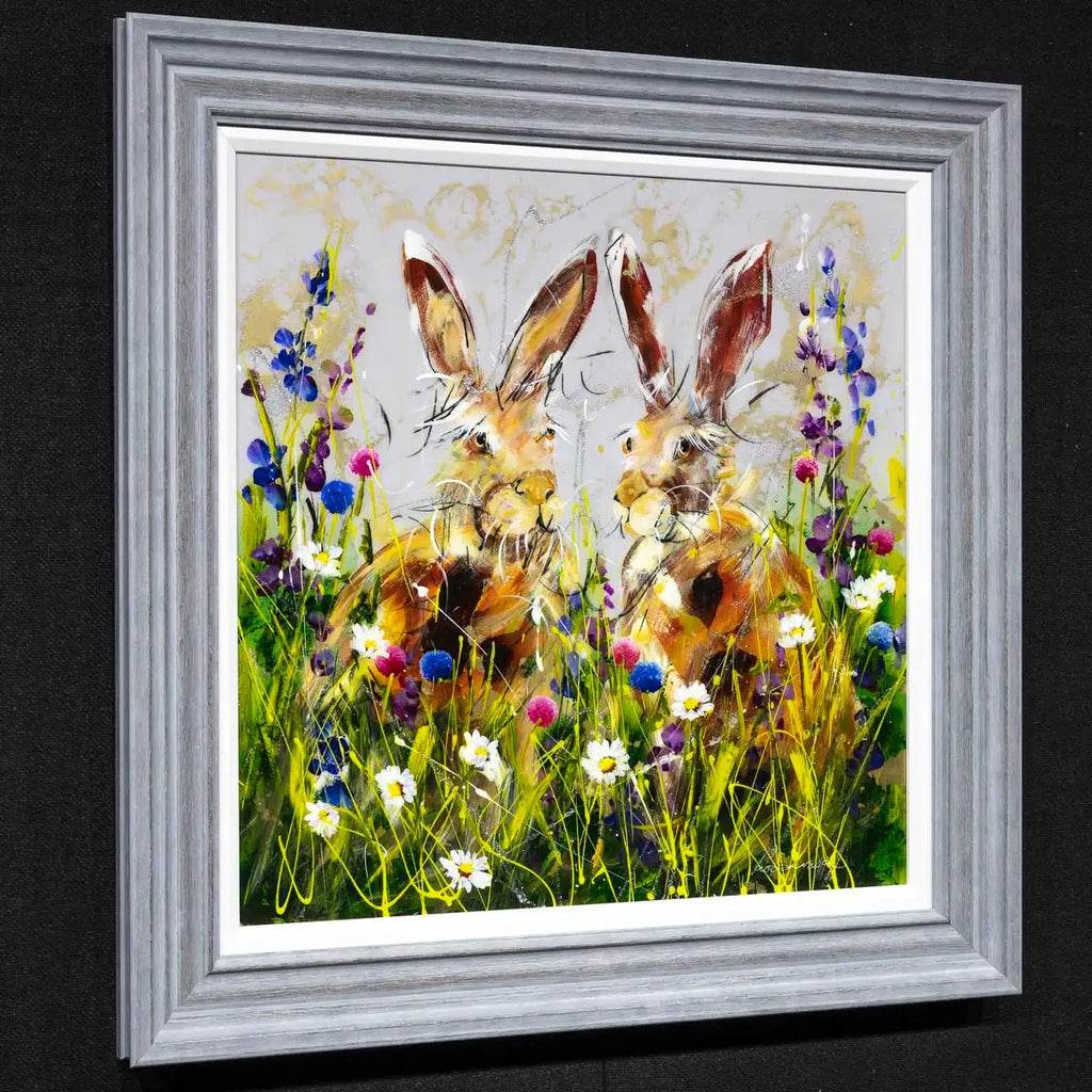 Harvey & Hallie - SOLD by artist Rozanne Bell - Wyecliffe Galleries