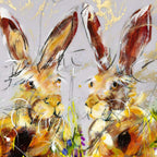 Harvey & Hallie - SOLD by artist Rozanne Bell - Wyecliffe Galleries