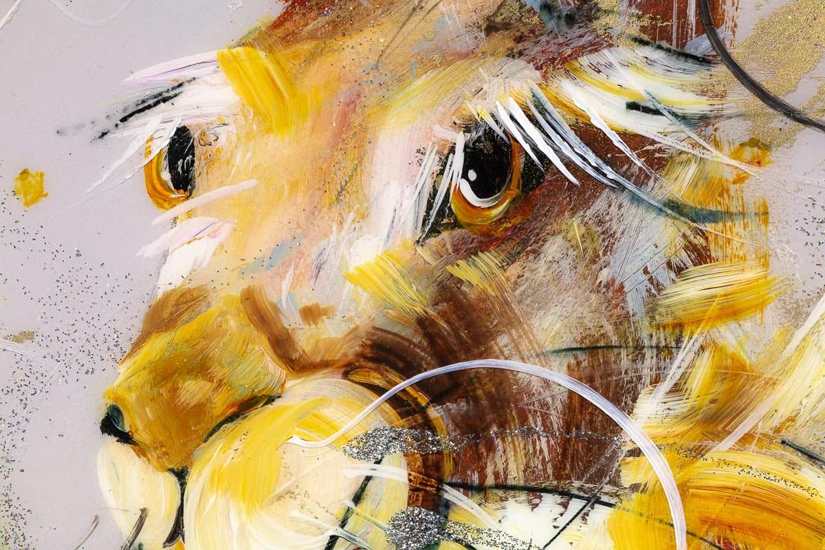 Harvey & Hallie - SOLD by artist Rozanne Bell - Wyecliffe Galleries