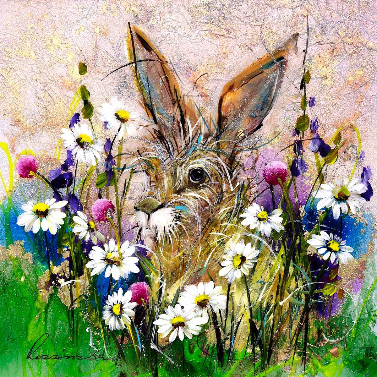 Hazel - Original - SOLD by artist Rozanne Bell - Wyecliffe Galleries