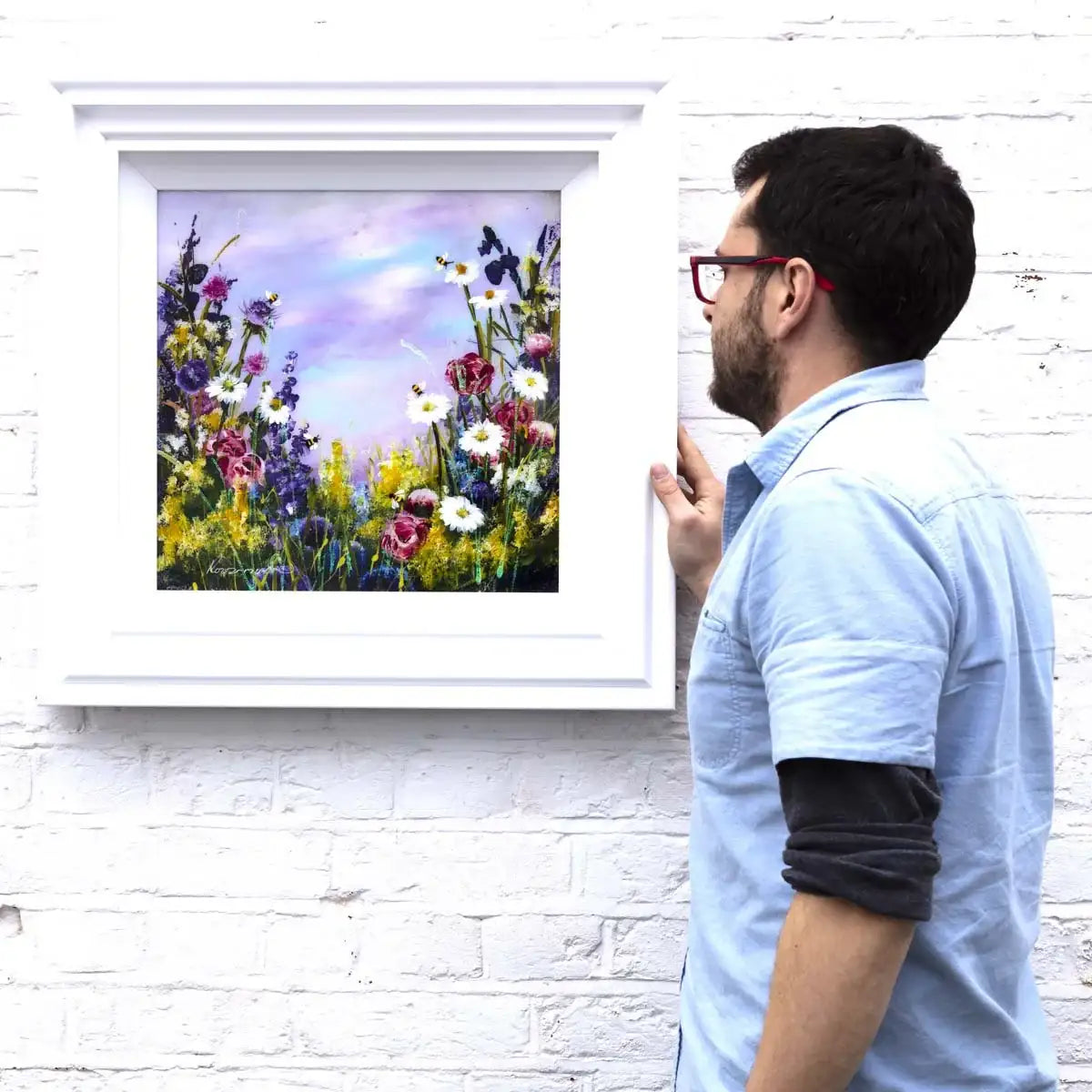 Hazes of Purple - Original by artist Rozanne Bell - Wyecliffe Galleries