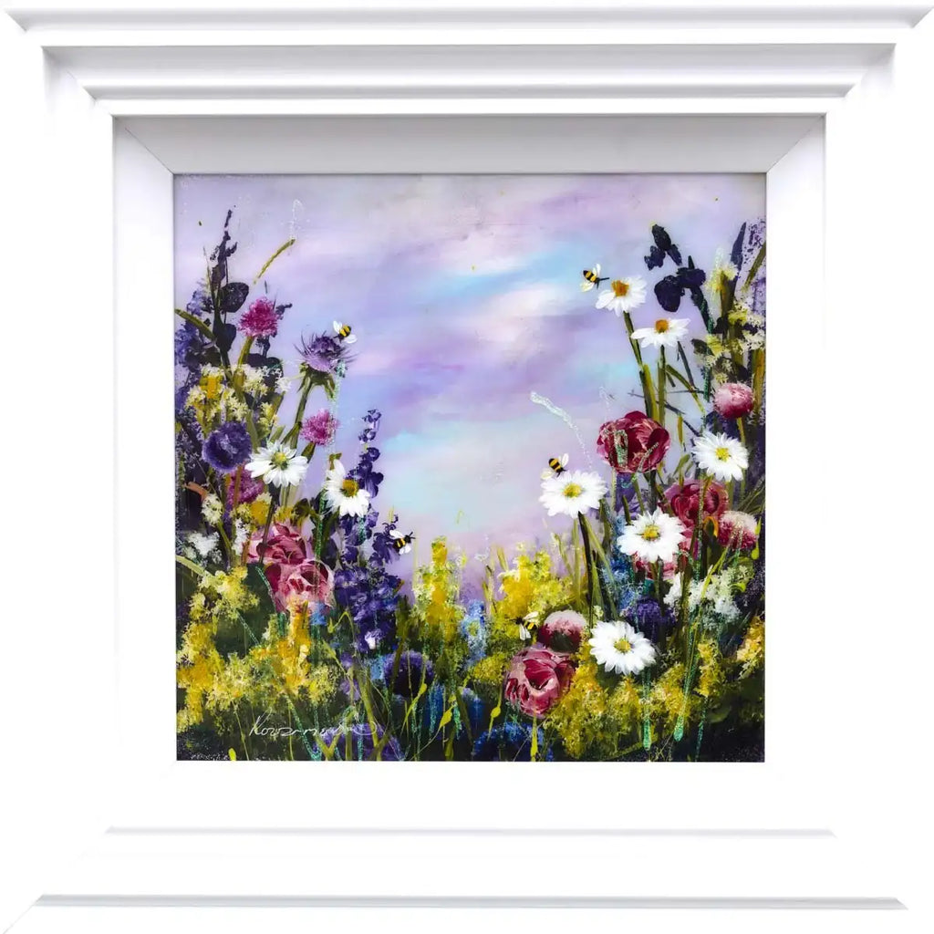 Hazes of Purple - Original by artist Rozanne Bell - Wyecliffe Galleries