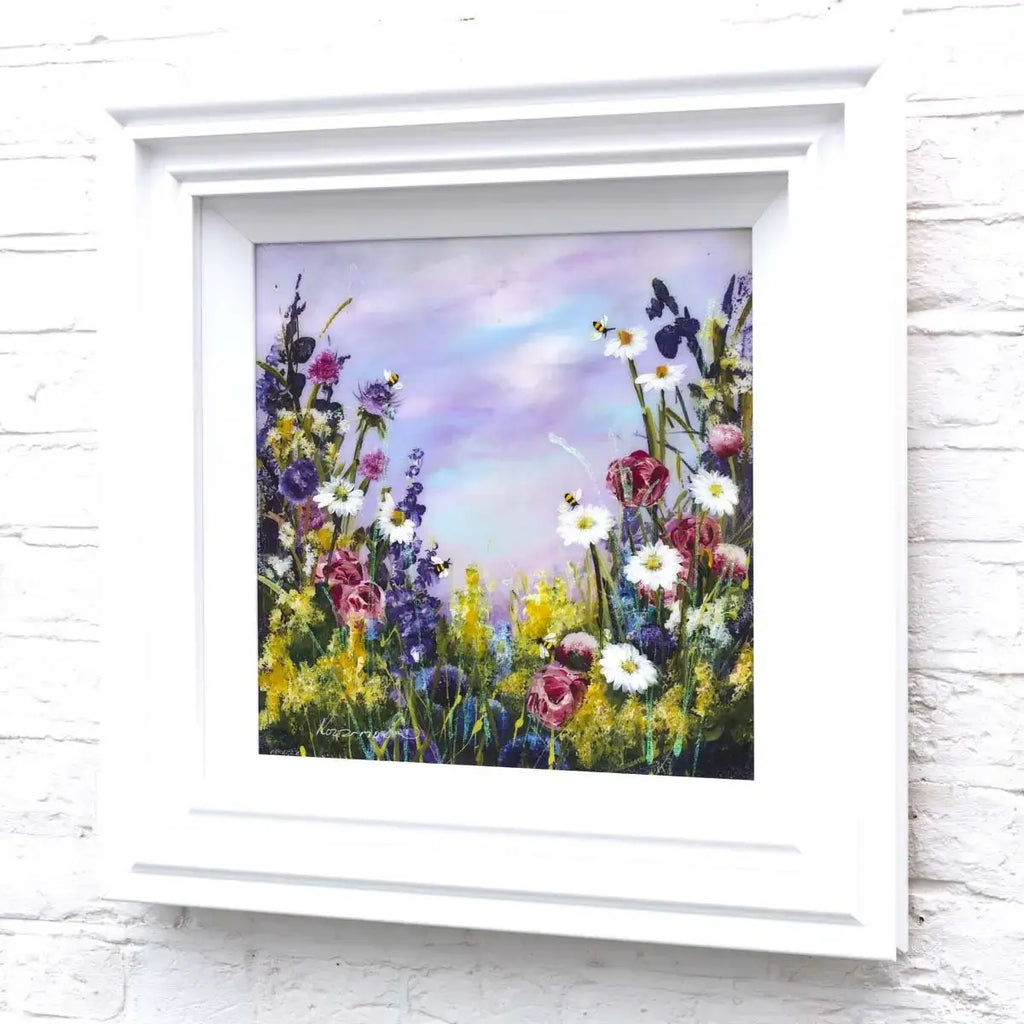 Hazes of Purple - Original by artist Rozanne Bell - Wyecliffe Galleries