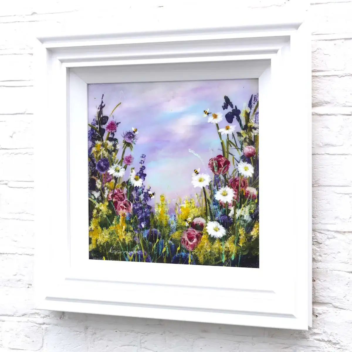 Hazes of Purple - Original by artist Rozanne Bell - Wyecliffe Galleries