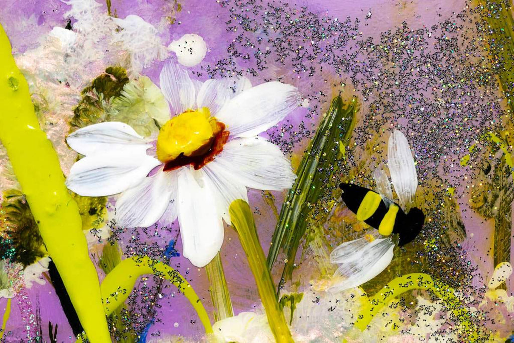 Hazy Fields - Original - SOLD by artist Rozanne Bell - Wyecliffe Galleries