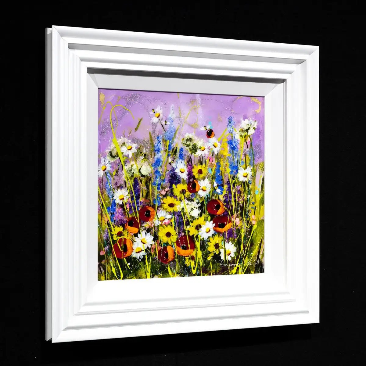 Hazy Fields - Original - SOLD by artist Rozanne Bell - Wyecliffe Galleries