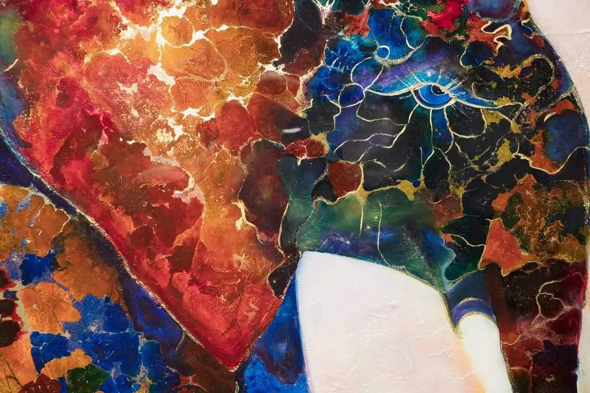 Heart of Africa - SOLD by artist Rozanne Bell - Wyecliffe Galleries