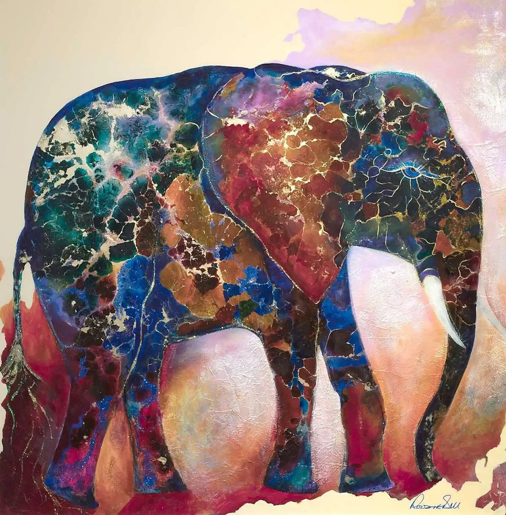 Heart of Africa - SOLD by artist Rozanne Bell - Wyecliffe Galleries