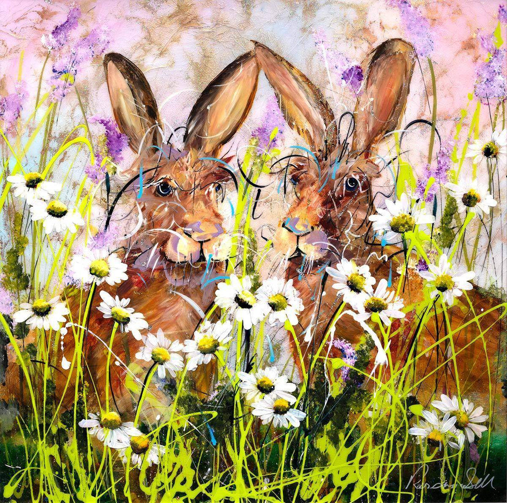 Hector and Harold - Original - SOLD by artist Rozanne Bell - Wyecliffe Galleries
