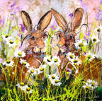 Hector and Harold - Original - SOLD by artist Rozanne Bell - Wyecliffe Galleries