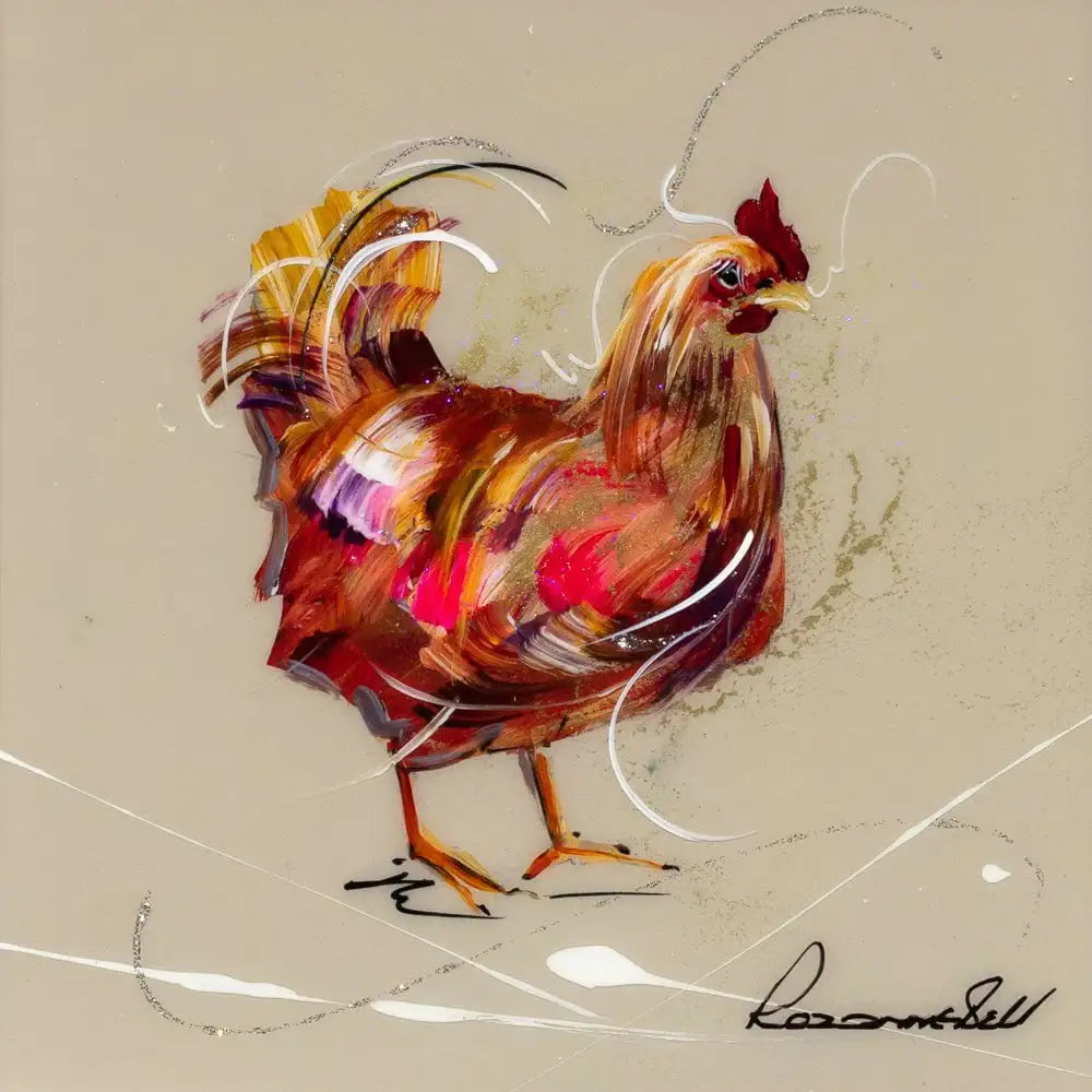 Henrietta - Original SOLD by artist Rozanne Bell - Wyecliffe Galleries