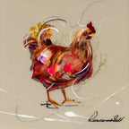 Henrietta - Original SOLD by artist Rozanne Bell - Wyecliffe Galleries