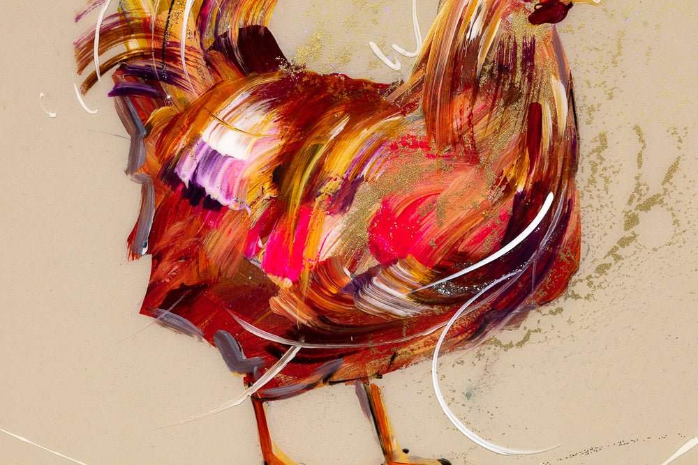 Henrietta - Original SOLD by artist Rozanne Bell - Wyecliffe Galleries