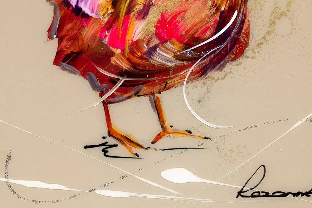 Henrietta - Original SOLD by artist Rozanne Bell - Wyecliffe Galleries