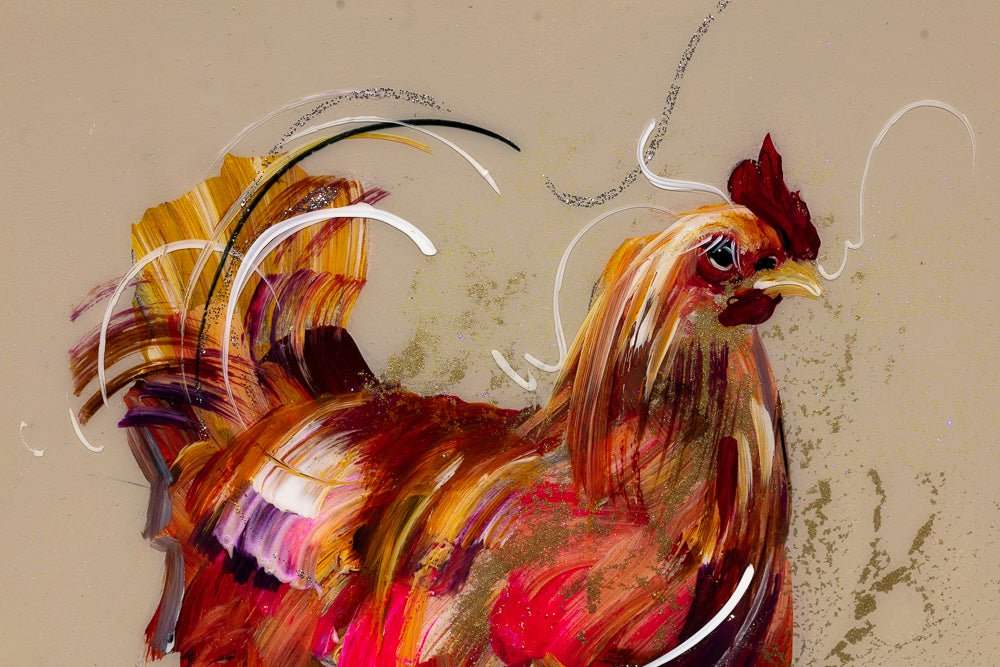 Henrietta - Original SOLD by artist Rozanne Bell - Wyecliffe Galleries