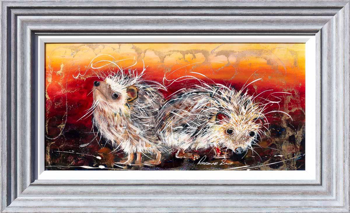 Herbert and Henry - Original - SOLD by artist Rozanne Bell - Wyecliffe Galleries