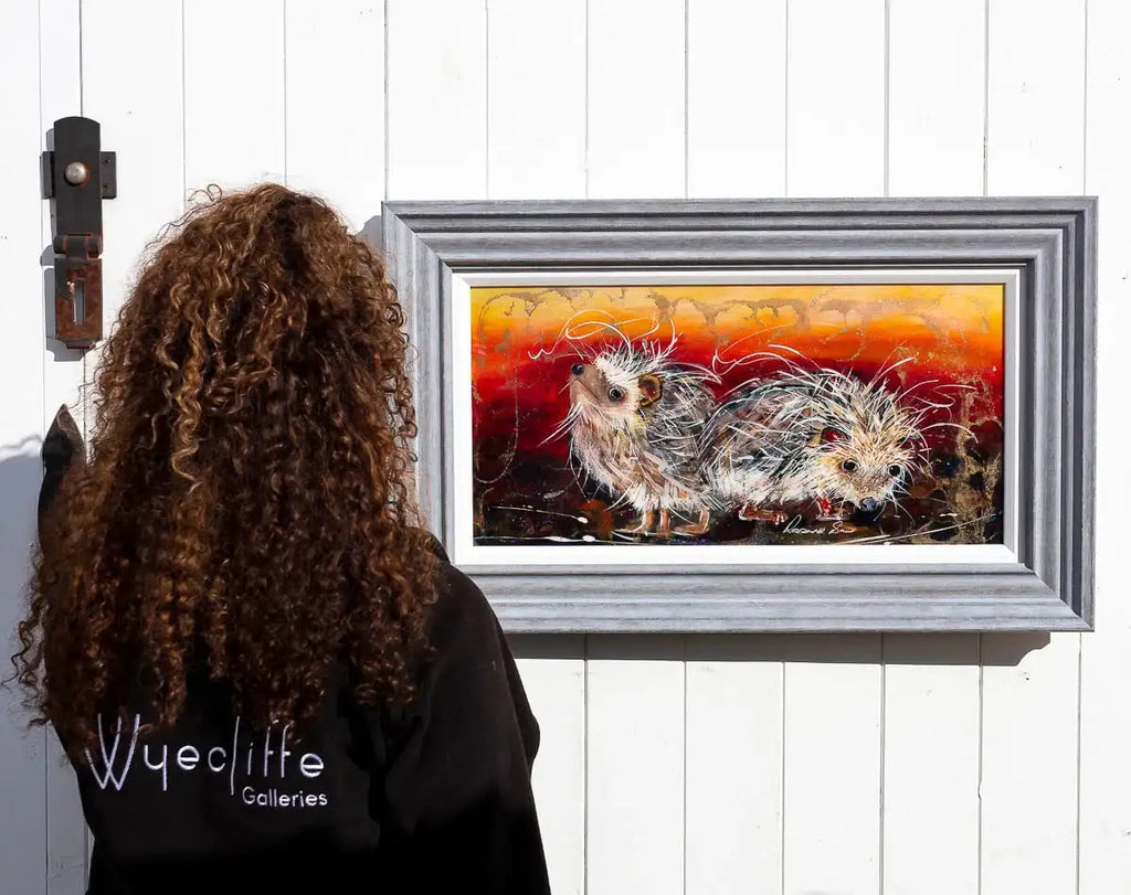 Herbert and Henry - Original - SOLD by artist Rozanne Bell - Wyecliffe Galleries