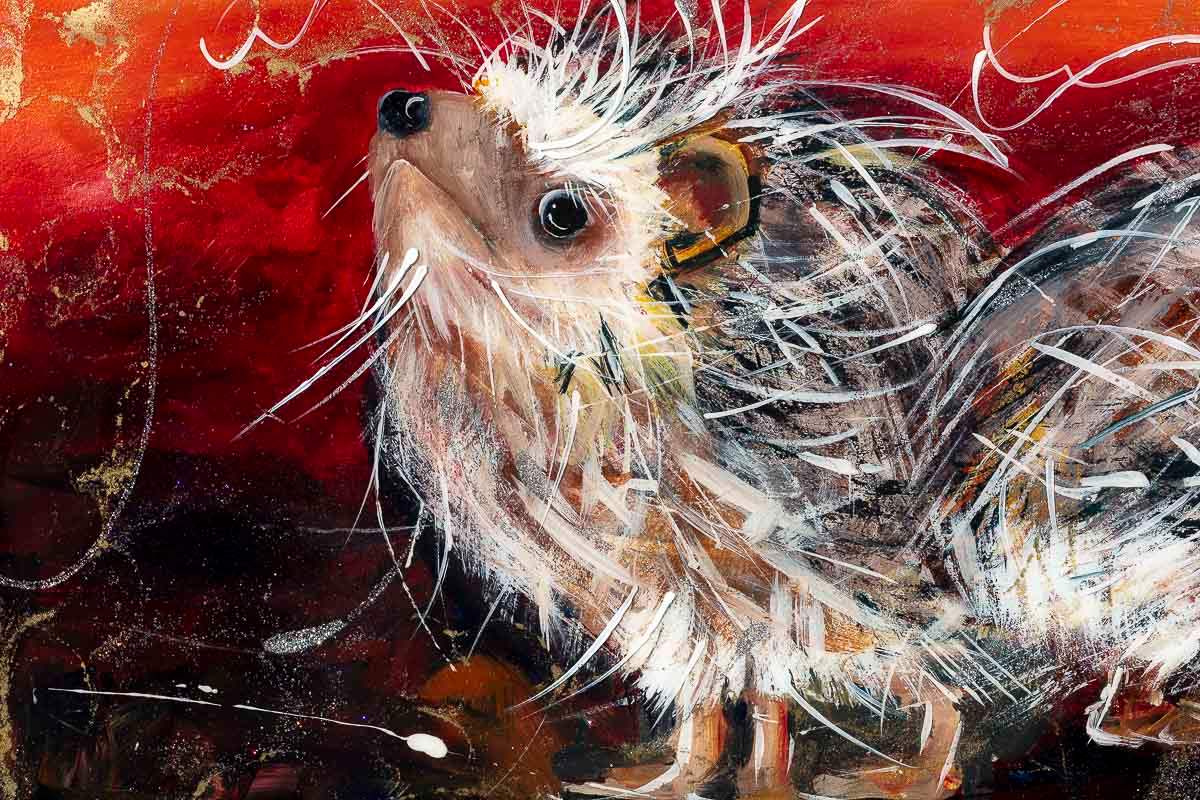 Herbert and Henry - Original - SOLD by artist Rozanne Bell - Wyecliffe Galleries