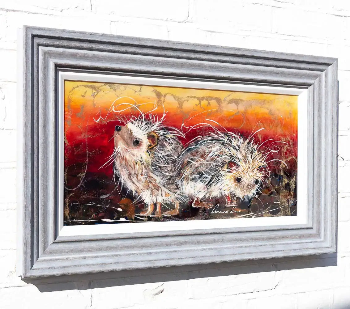 Herbert and Henry - Original - SOLD by artist Rozanne Bell - Wyecliffe Galleries