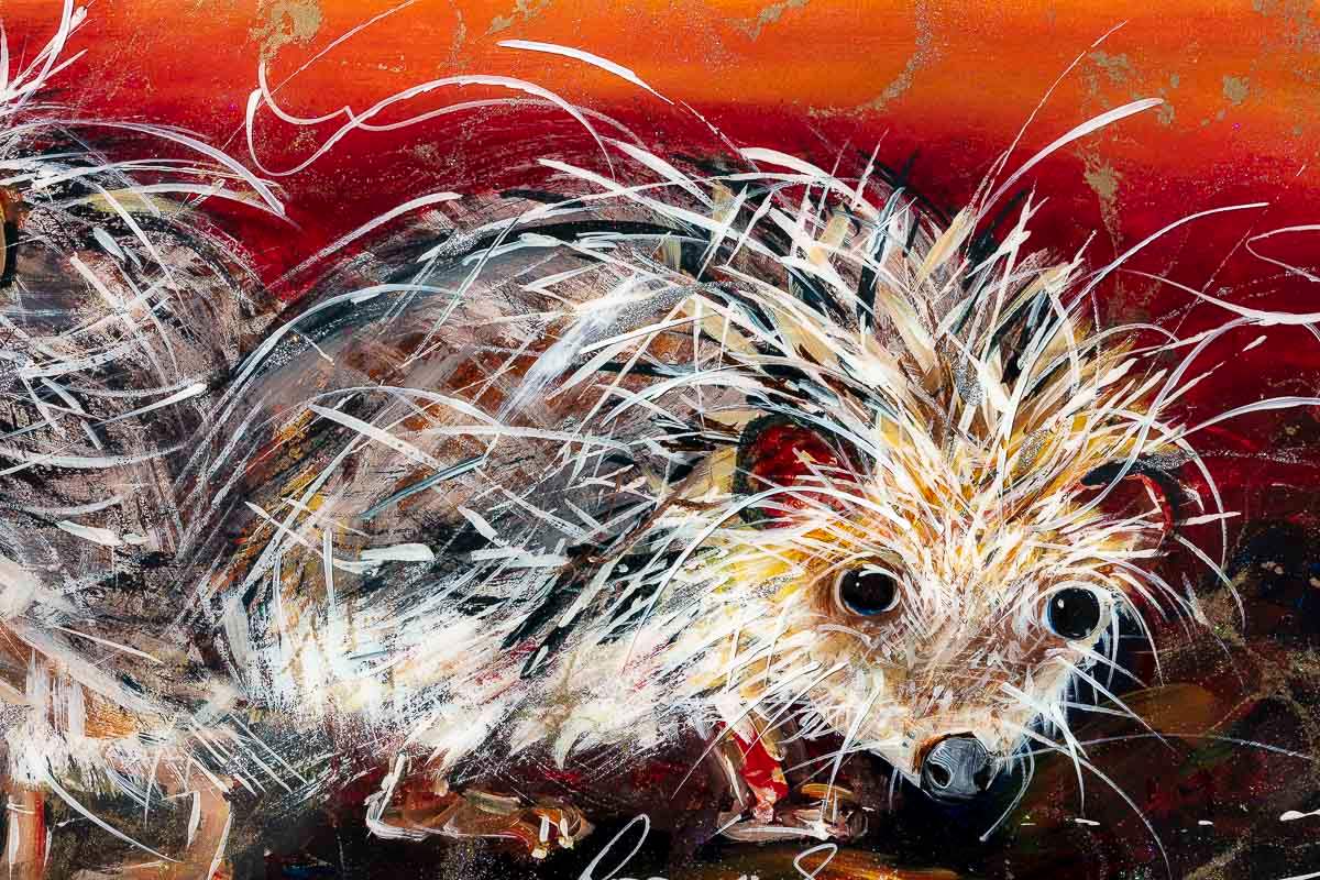 Herbert and Henry - Original - SOLD by artist Rozanne Bell - Wyecliffe Galleries