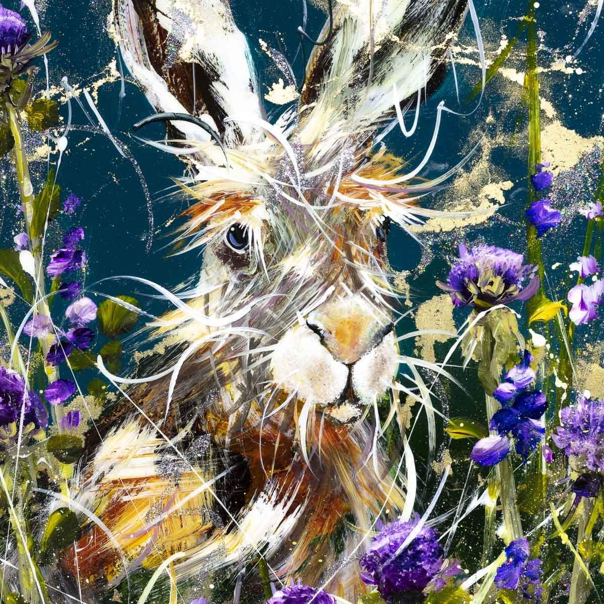 Here Comes Trouble - Original - SOLD by artist Rozanne Bell - Wyecliffe Galleries