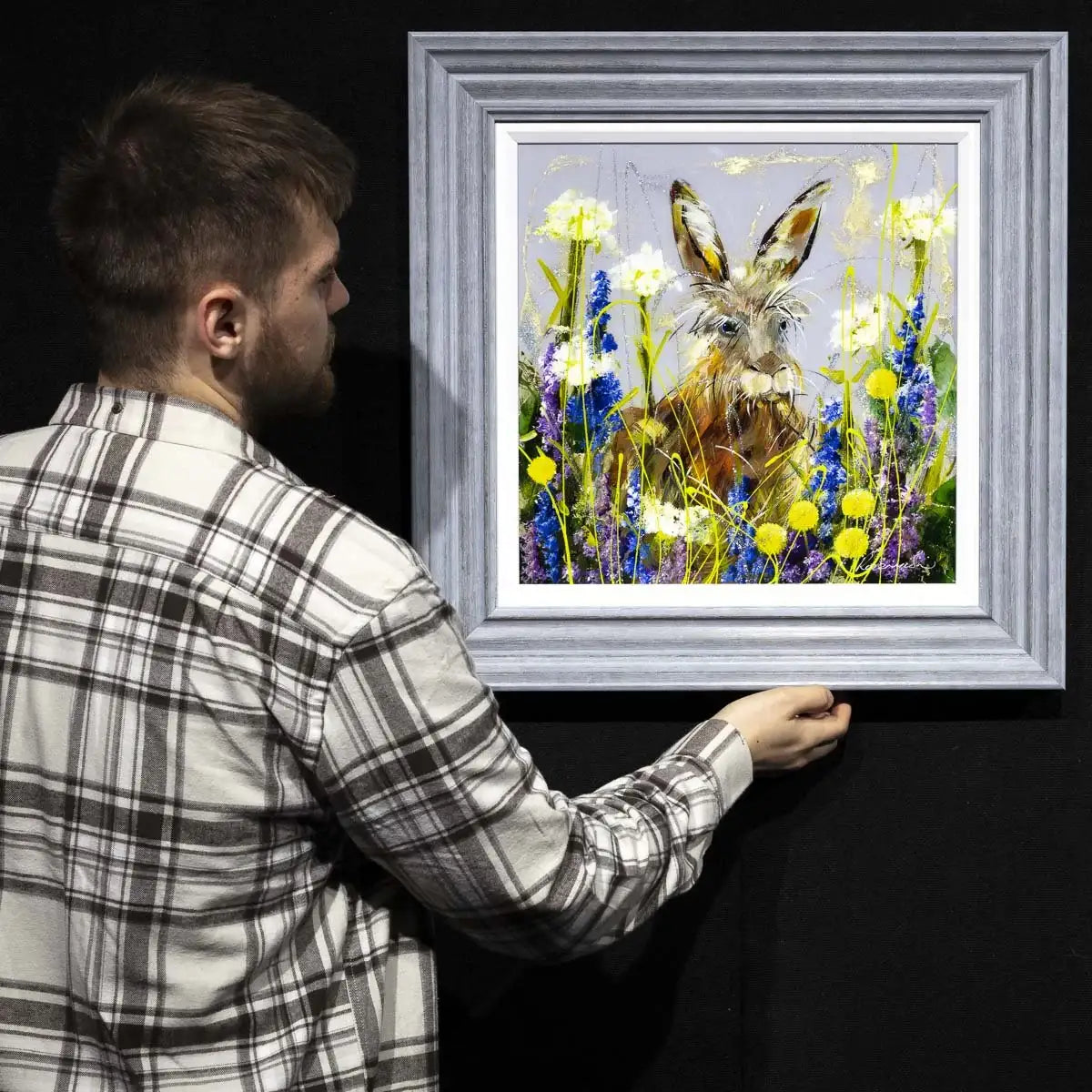 Hide and Seek - Original - SOLD by artist Rozanne Bell - Wyecliffe Galleries