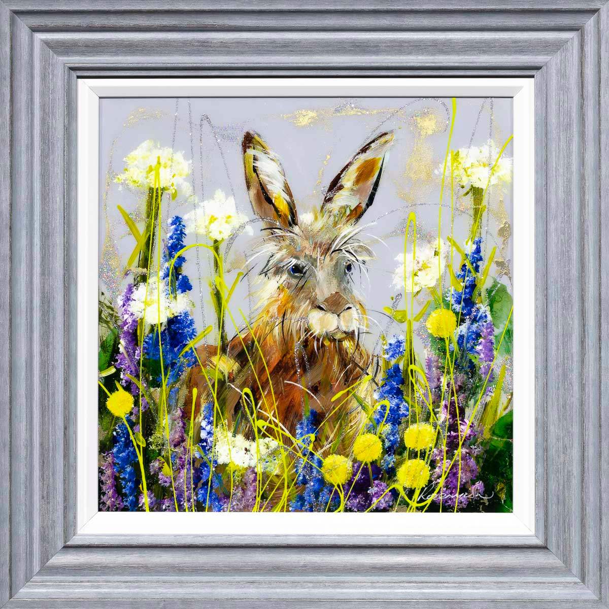 Hide and Seek - Original - SOLD by artist Rozanne Bell - Wyecliffe Galleries