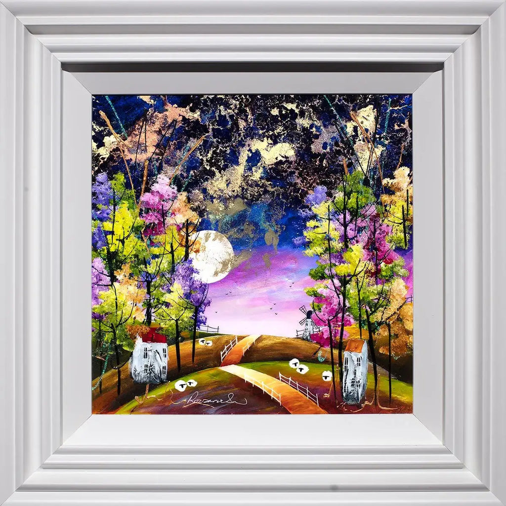 Hillside - Original - SOLD by artist Rozanne Bell - Wyecliffe Galleries