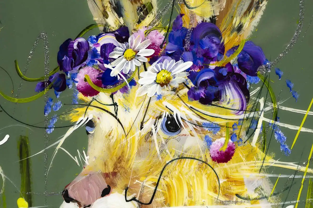 His and Hers - Original - SOLD by artist Rozanne Bell - Wyecliffe Galleries