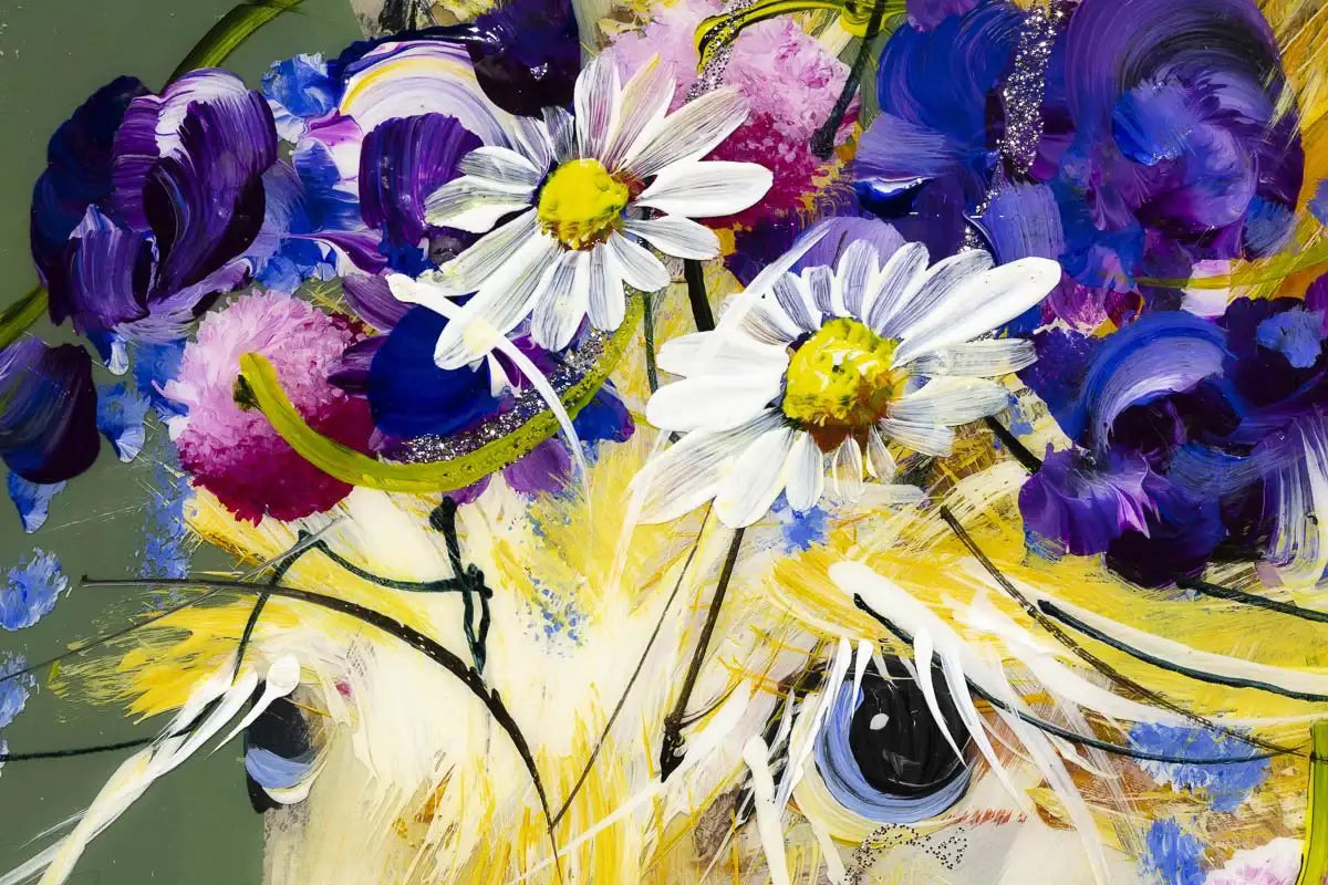 His and Hers - Original - SOLD by artist Rozanne Bell - Wyecliffe Galleries