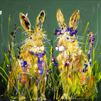 His and Hers - Original - SOLD by artist Rozanne Bell - Wyecliffe Galleries