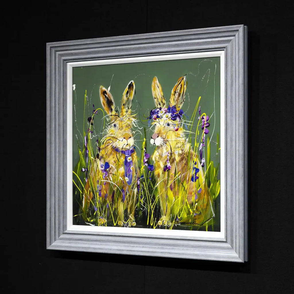 His and Hers - Original - SOLD by artist Rozanne Bell - Wyecliffe Galleries