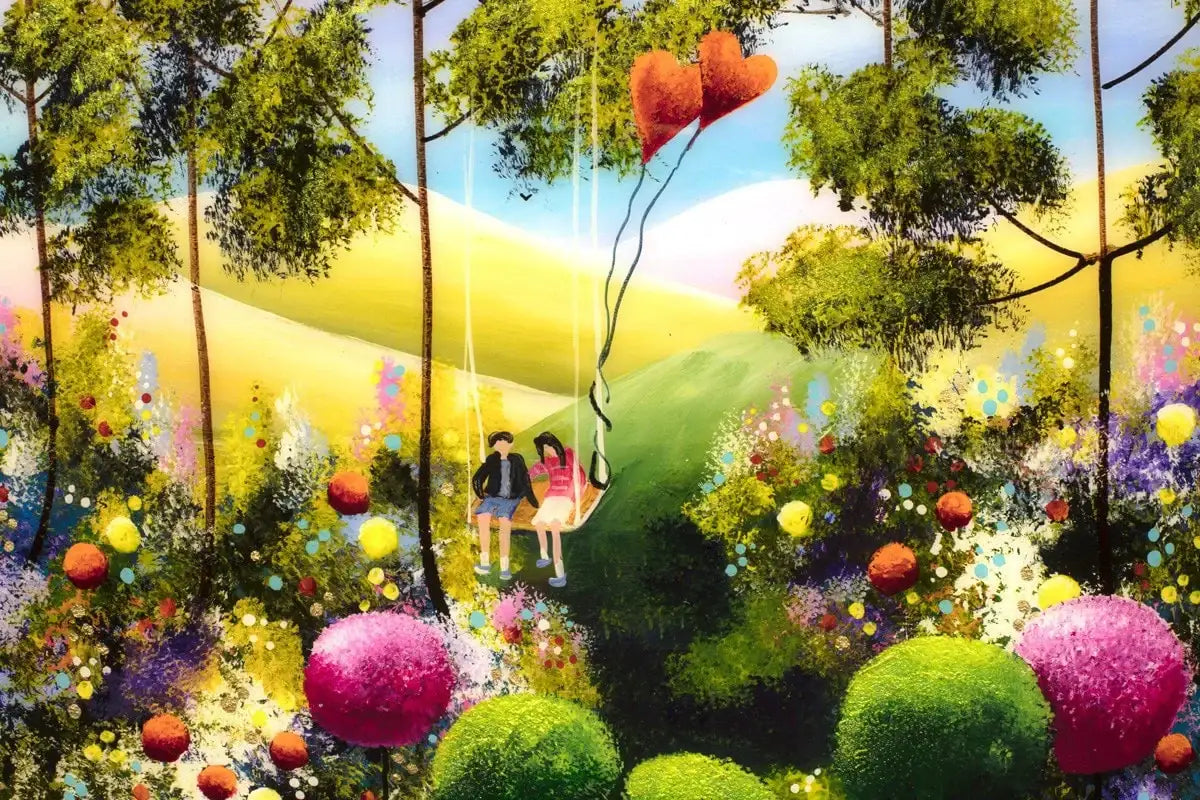 Hold My Hand - Original - SOLD by artist Rozanne Bell - Wyecliffe Galleries