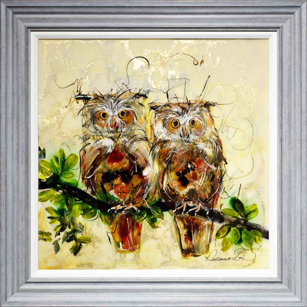 Hoot Hoot - Original - SOLD by artist Rozanne Bell - Wyecliffe Galleries