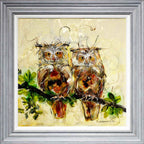 Hoot Hoot - Original - SOLD by artist Rozanne Bell - Wyecliffe Galleries