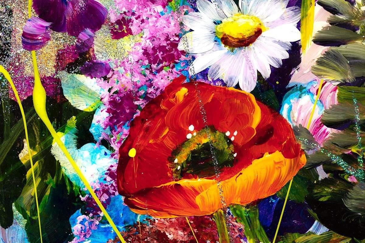 Hope Blooms - Original - SOLD by artist Rozanne Bell - Wyecliffe Galleries