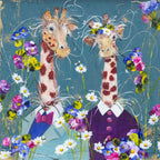 How's the Weather Up There - Original - SOLD by artist Rozanne Bell - Wyecliffe Galleries