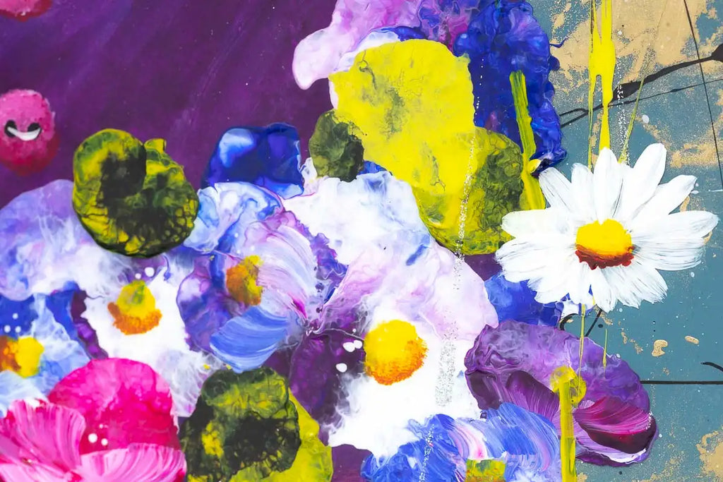 How's the Weather Up There - Original - SOLD by artist Rozanne Bell - Wyecliffe Galleries