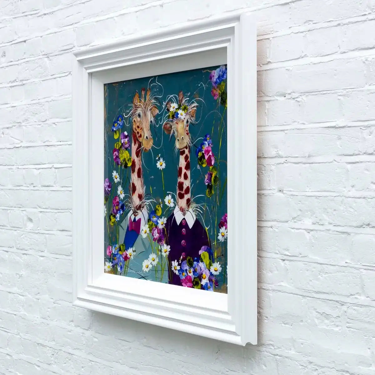 How's the Weather Up There - Original - SOLD by artist Rozanne Bell - Wyecliffe Galleries