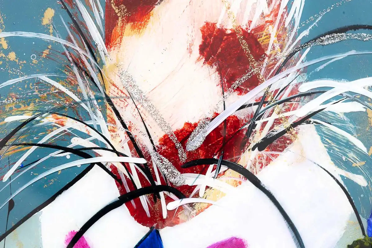 How's the Weather Up There - Original - SOLD by artist Rozanne Bell - Wyecliffe Galleries