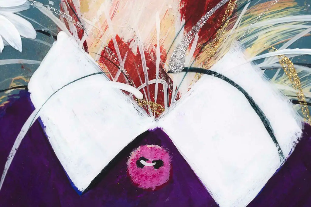 How's the Weather Up There - Original - SOLD by artist Rozanne Bell - Wyecliffe Galleries