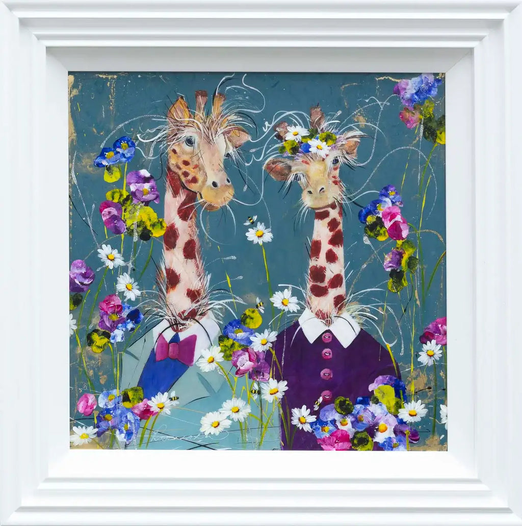 How's the Weather Up There - Original - SOLD by artist Rozanne Bell - Wyecliffe Galleries