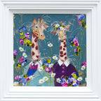 How's the Weather Up There - Original - SOLD by artist Rozanne Bell - Wyecliffe Galleries