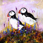 Huff and Puff - Original - SOLD by artist Rozanne Bell - Wyecliffe Galleries