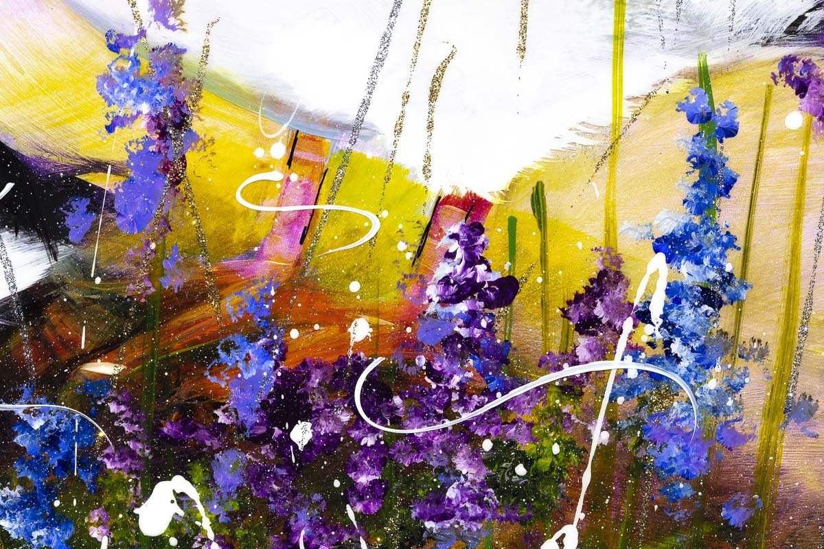 Huff and Puff - Original - SOLD by artist Rozanne Bell - Wyecliffe Galleries