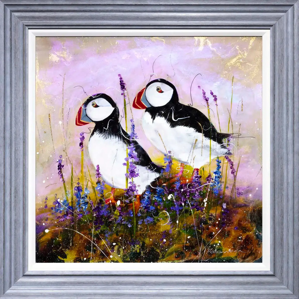 Huff and Puff - Original - SOLD by artist Rozanne Bell - Wyecliffe Galleries
